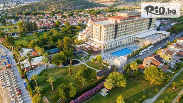 На почивка на брега на морето в Кушадасъ! 7 нощувки на база All Inclusive + частна плажна ивица, релакс зона, детски кът и детски басейн в Ephesia Resort Hotel 4*