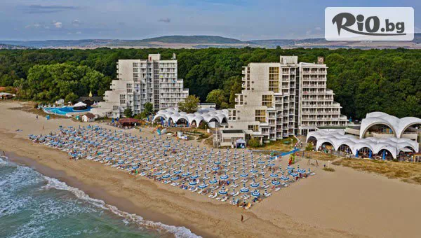 Лято в Хотел Нона на първа линия в Албена от 2 Юли до 18 Август! All Inclusive нощувка + басейн с минерална вода, 2 шезлонга и 1 чадър